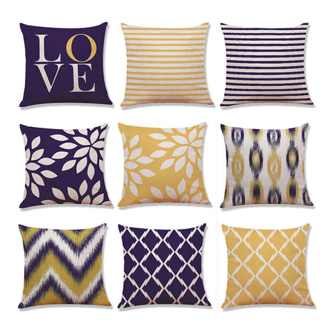 Home Decor Cushion Cover Love Geometry Throw Pillowcase Pillow Covers NEW - Aborto Crafts