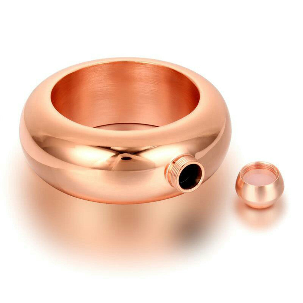 3.5oz Stainless Steel Jug Bracelet Alcohol Hip Flasks Funnel Bangle Bracelet - Aborto Crafts