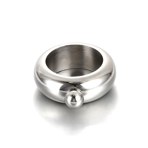 3.5oz Stainless Steel Jug Bracelet Alcohol Hip Flasks Funnel Bangle Bracelet - Aborto Crafts