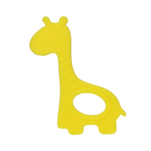 DIY Kid Giraffe Shape Craft Handmade Chewing Ring Toy Baby Teether Soft Silicone - Aborto Crafts